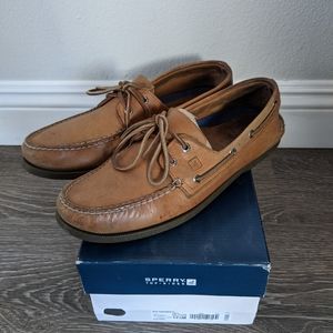 Sperry Top-Siders Men's A/O 2 Eye Boat Shoe Sahara
